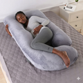 Maternity Postpartum Pregnancy Pillow Sleeping Cushion Full Body Support Nursing Pillow for Pregnant Women Belly Comfort
